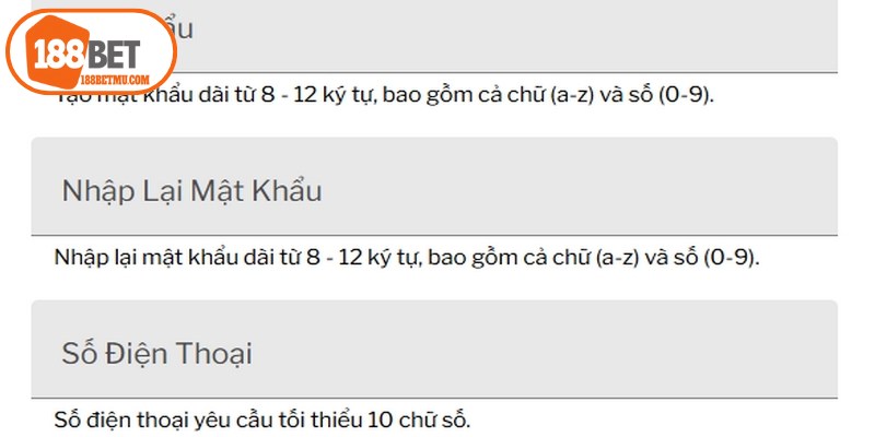 Khuyến Mãi 188BET Cho Người Dùng Mới Và Gamer Lâu Năm 16 Quy trình đăng ký 188BET dành cho người mới