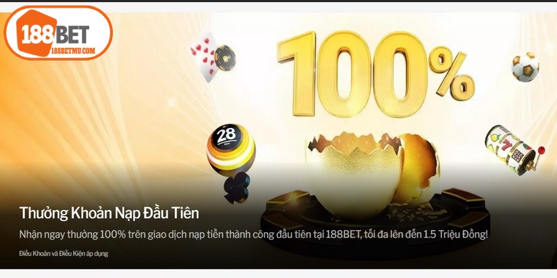 Điều kiện để gamer nhận khuyến mãi 188BET