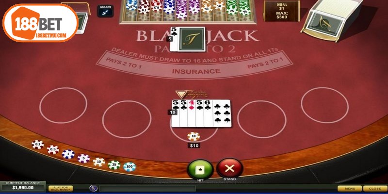 Blackjack online được yêu thích vì mang đến sự chủ động cho người chơi